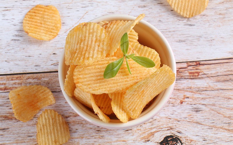 Sodium diacetate for potato chips