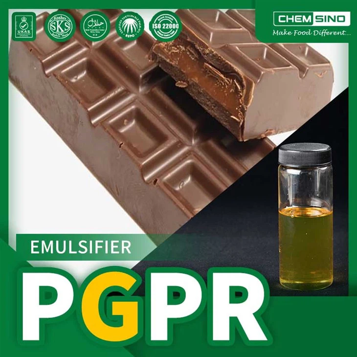 Livsmedelstillsats emulgeringsmedel polyglycerol polyricinoleat (PGPR) i choklad