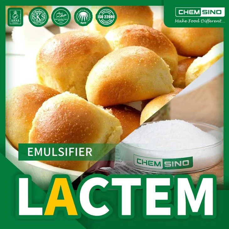 Livsmedelsgrad E472B Emulifierare mjölksyraestrar av mono-diglycerider pulverleverantör