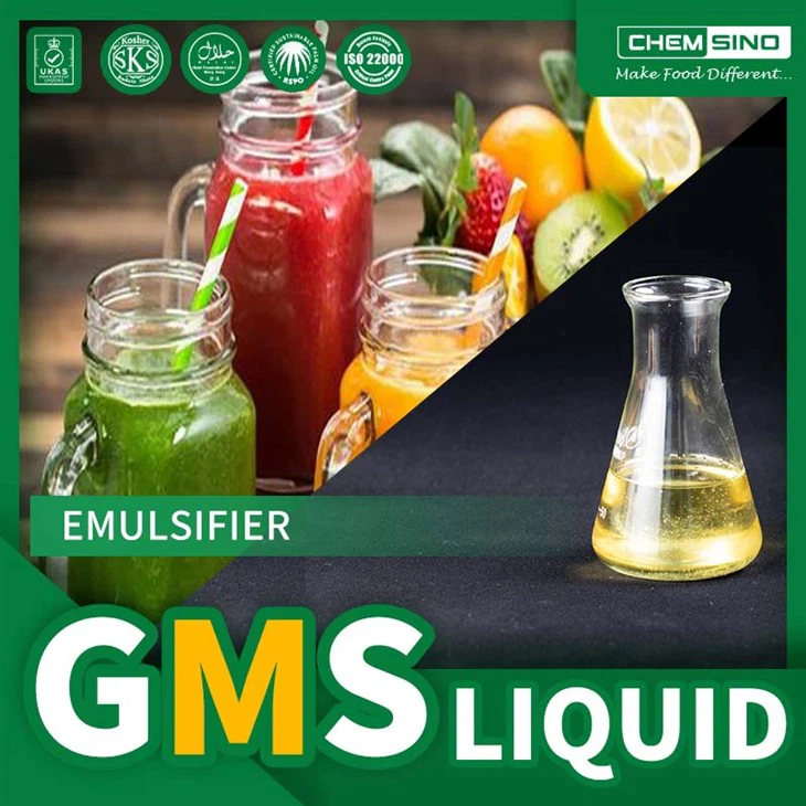 Mejeriprodukt Glycerylmonostearat i livsmedel GMS Liquid CAS-nr. 26545-74-4