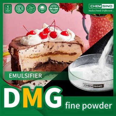 2 destillerade monoglycerider DMG fint pulver från 100-200mesh för godis CAS nr. 123-94-4