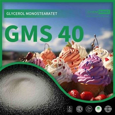 Bästa erbjudande Glycerol Monostearate GMS 40 Powder CAS-nr.31566-31-1