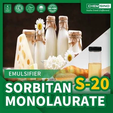 Förnya dina produkter med sorbitanestrar Sorbitanmonolaurat (S-20) emulgeringsmedel CAS-NR.1338-29-2