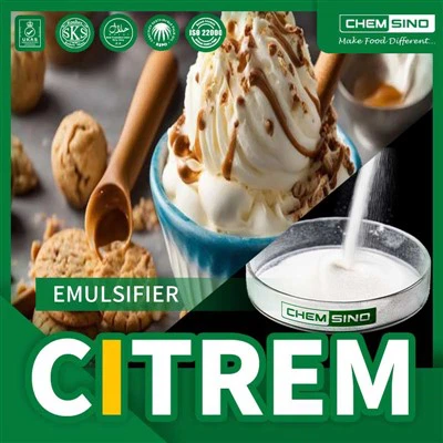 Matens tillsatsglass emulgatorer Citrem Cas No. 36291-32-4